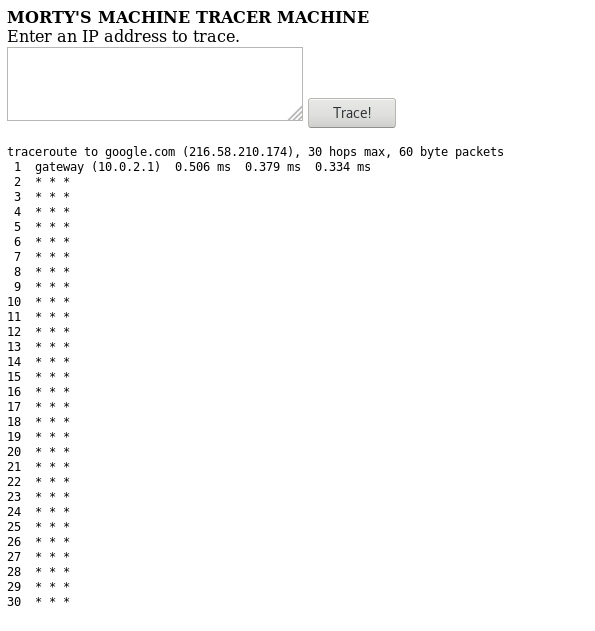 traceroute